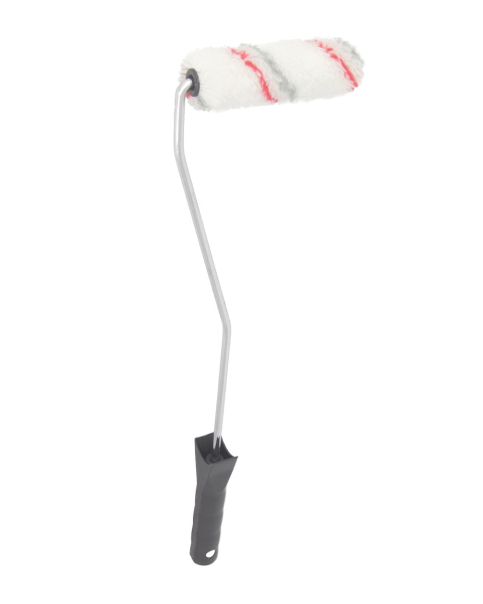 Roll Roy 4 Inch Radiator Roller - Red/Grey Stripe