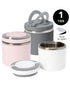 Simplify Round Twist 1 Tier Stainless Steel Insulated Lunch Box 22Oz 1 Piece