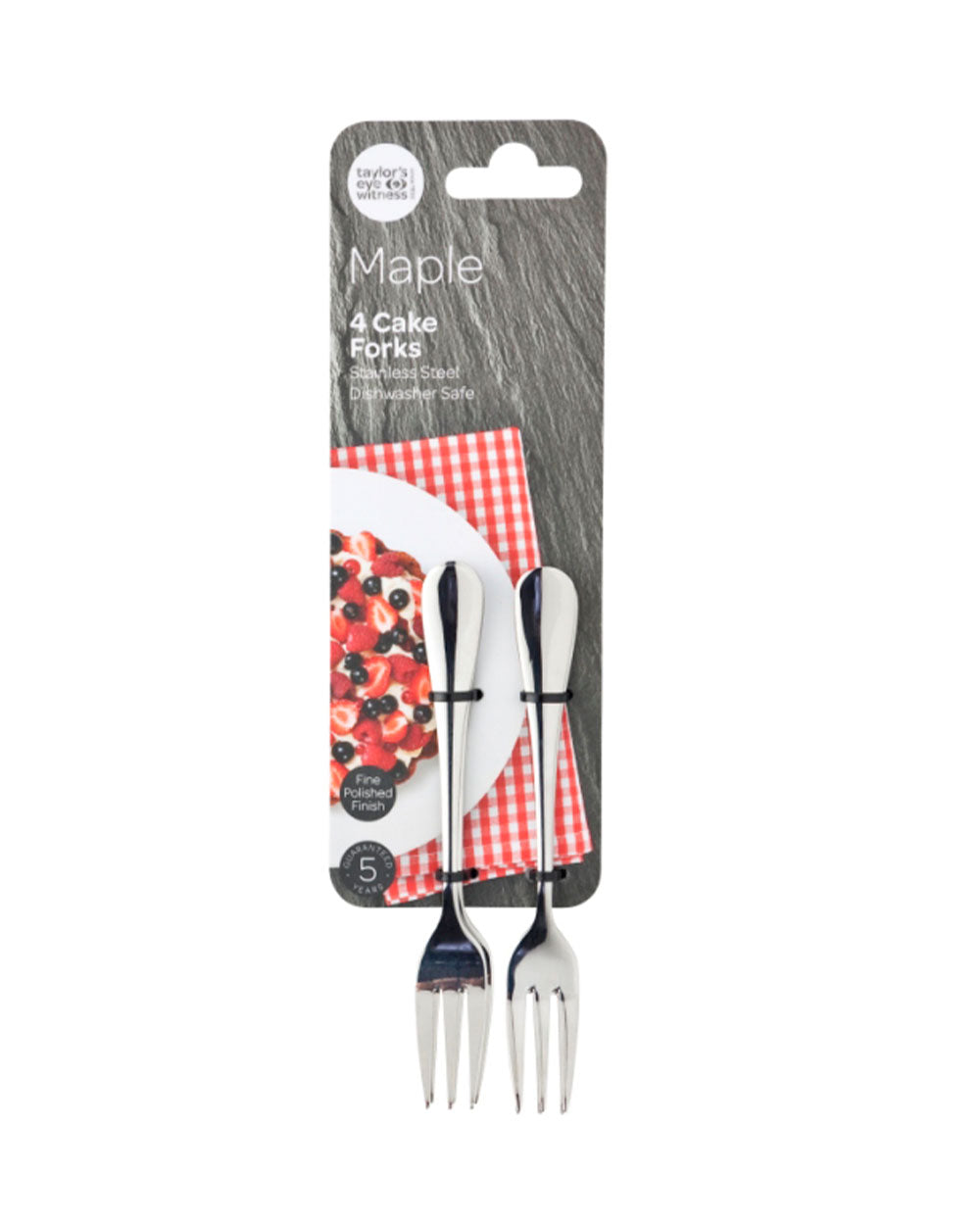Taylor'S Eye Witness 4 Piece Stainless Steel Cake Forks