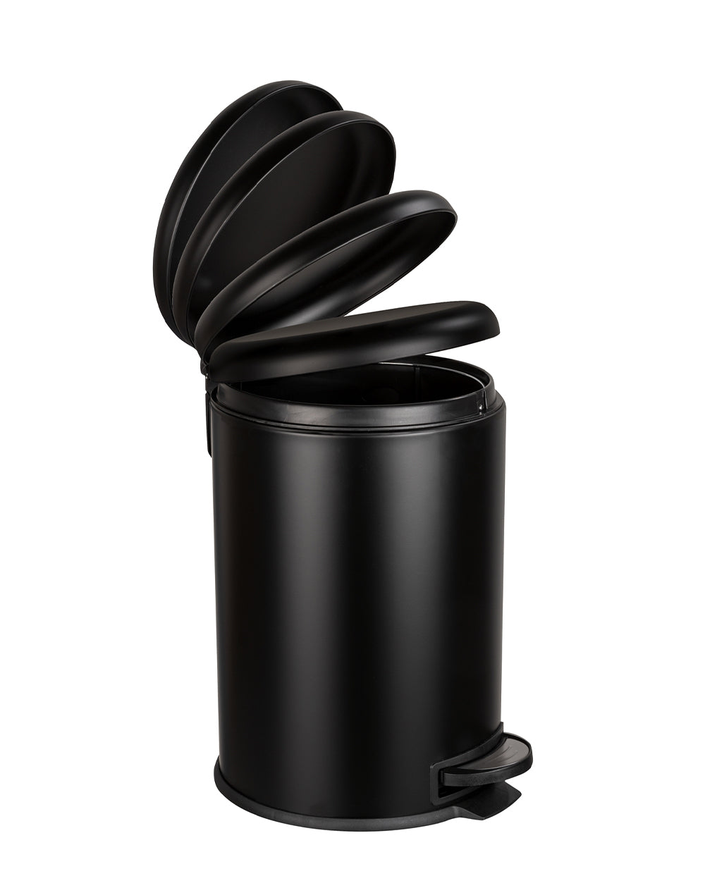 Wenko Pedal Bin Leman Black Easy Close 20 Liter