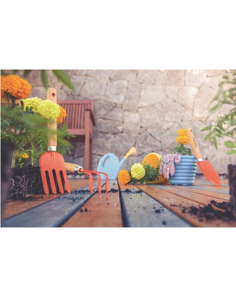 Tramontina Wooden Handle Cultivator 3 teeth