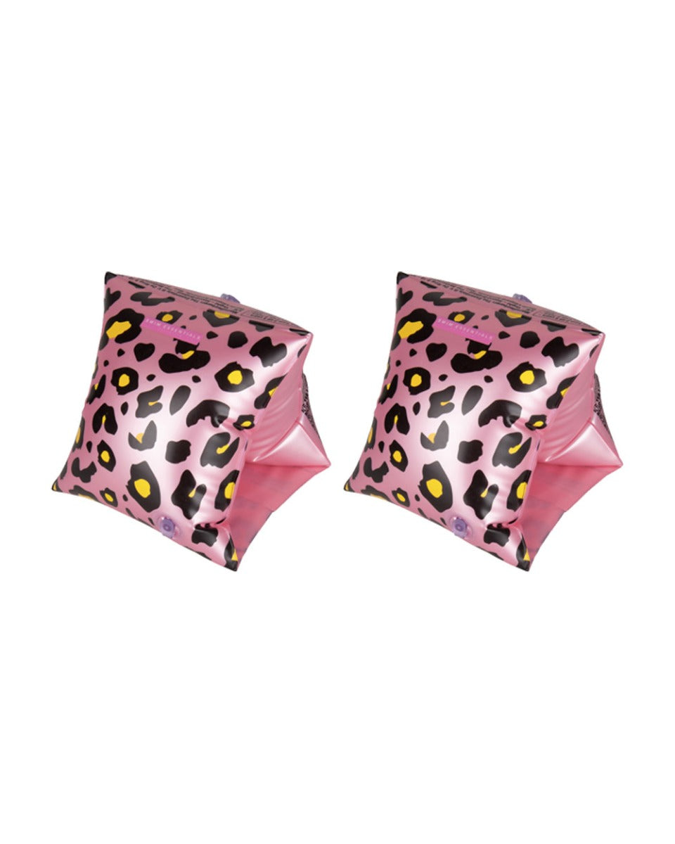 Swim Essentials Rose Gold Leopard Inflatable Swimming Armbands 0-2 years