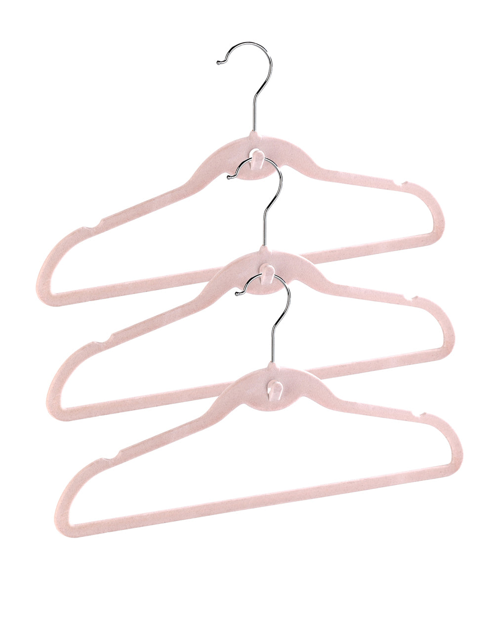 Wenko Flocking Hangers Lady 7 Pieces Rose