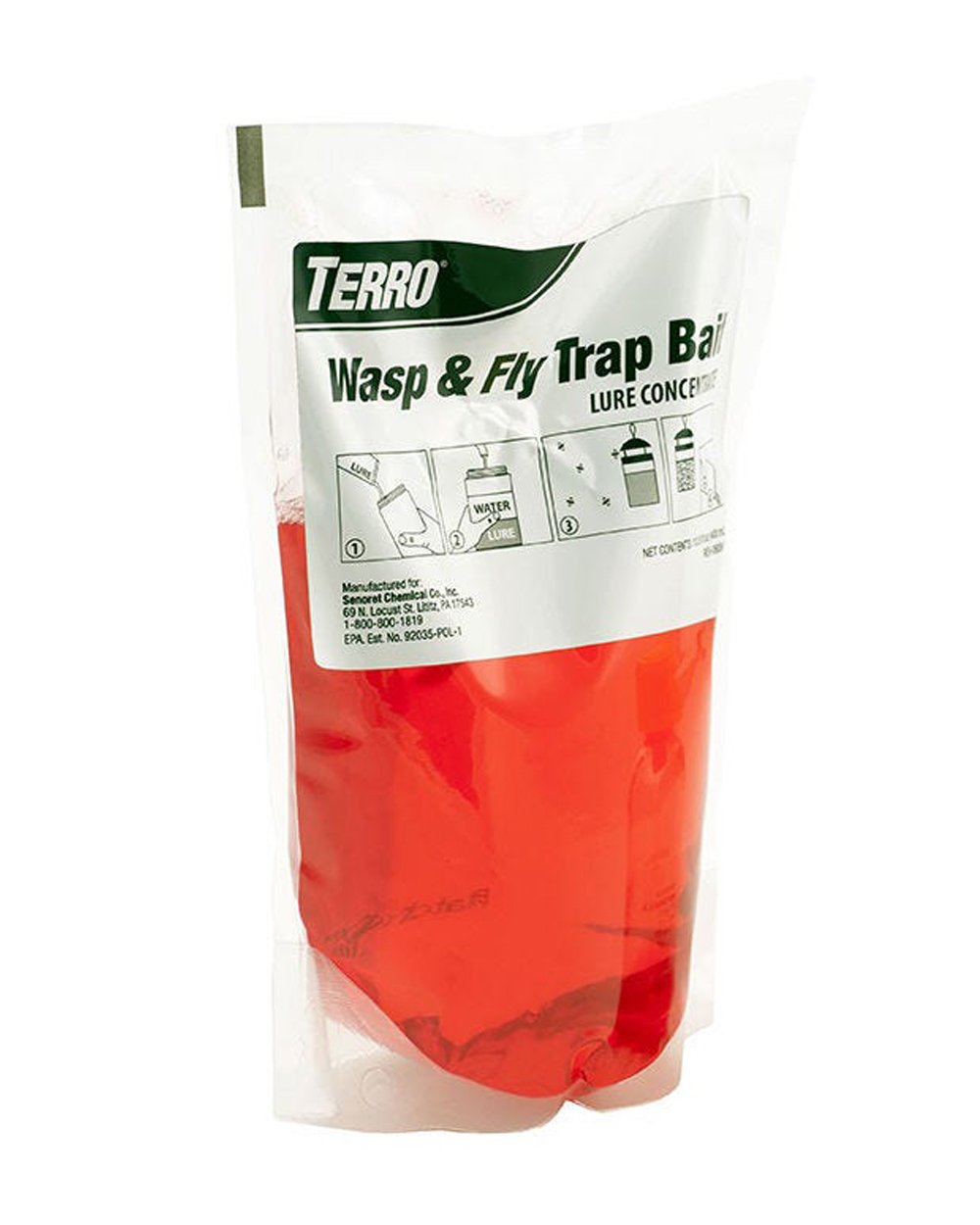 Terro Large Wasp & Fly Trap Refill - 2.0 x 4.2 x 7.50 inch