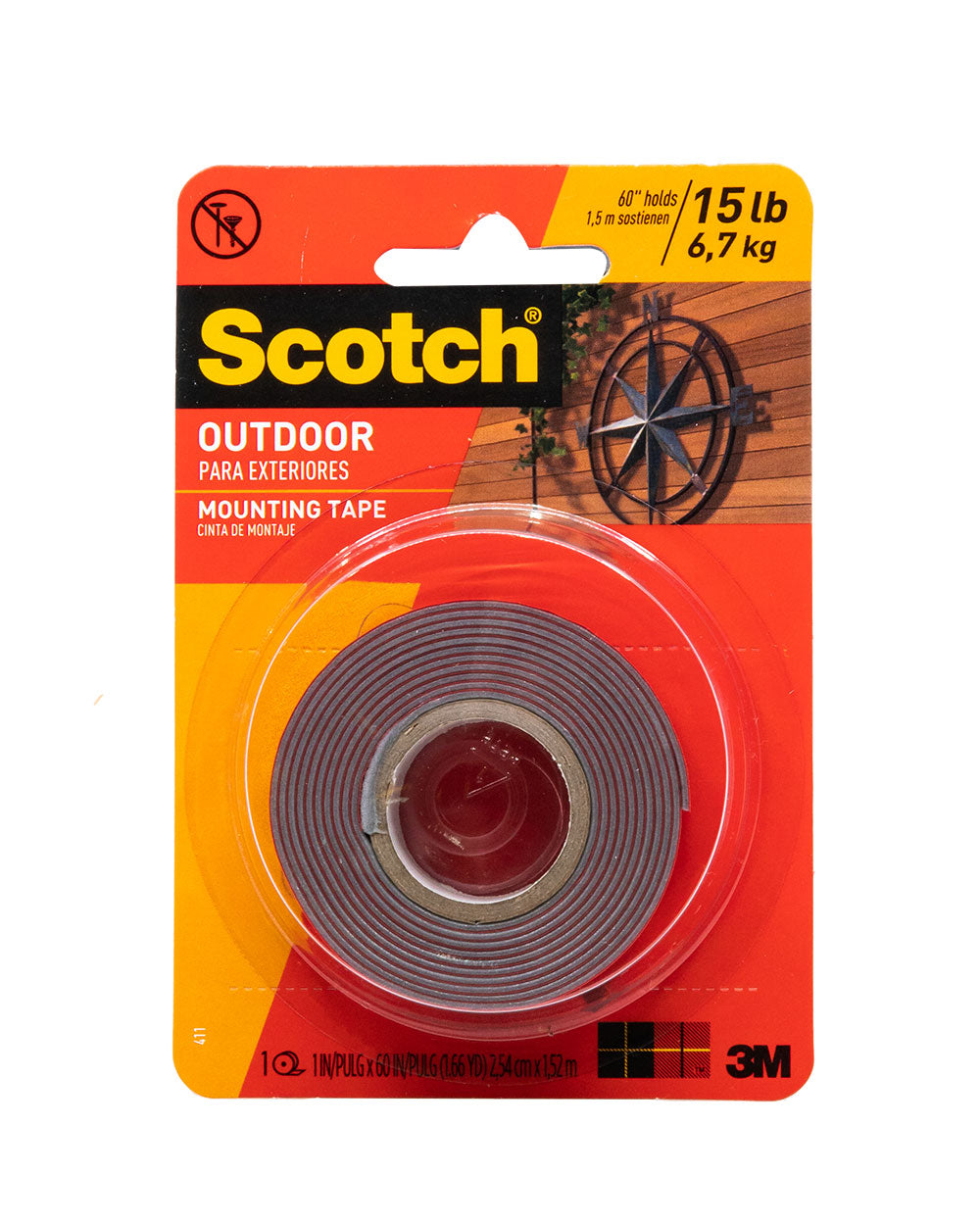 Scotch Outdoor Mounting Tape 411