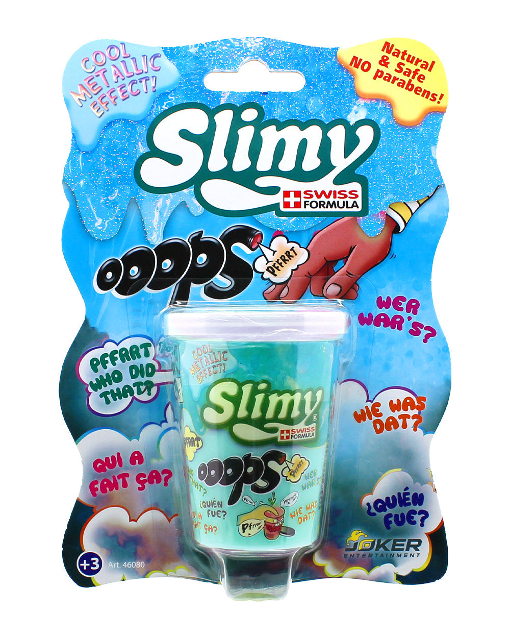 Slimy Mini Oops Metallic 80g Assorted 1 Piece
