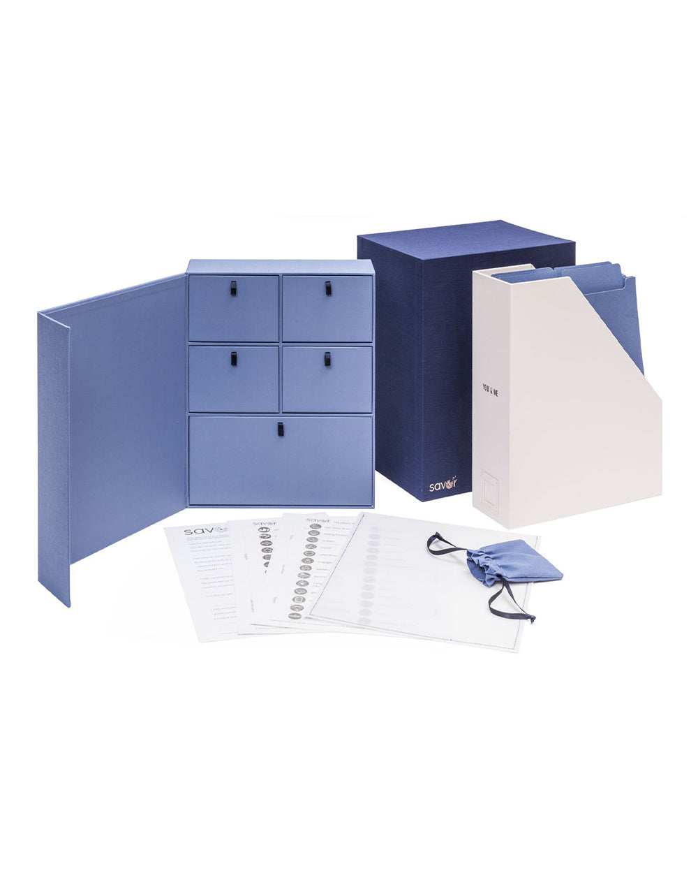 Savor Deluxe Wedding Edition Keepsake Box Blue