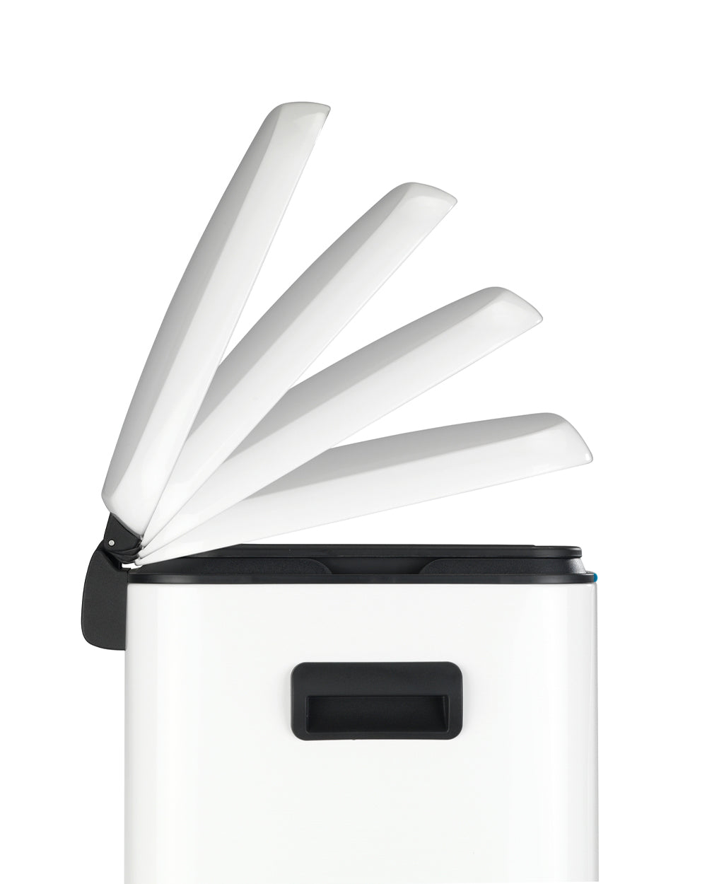 Wenko Pedal Bin Primo, Easy-Close, White 2 x 20 Liter