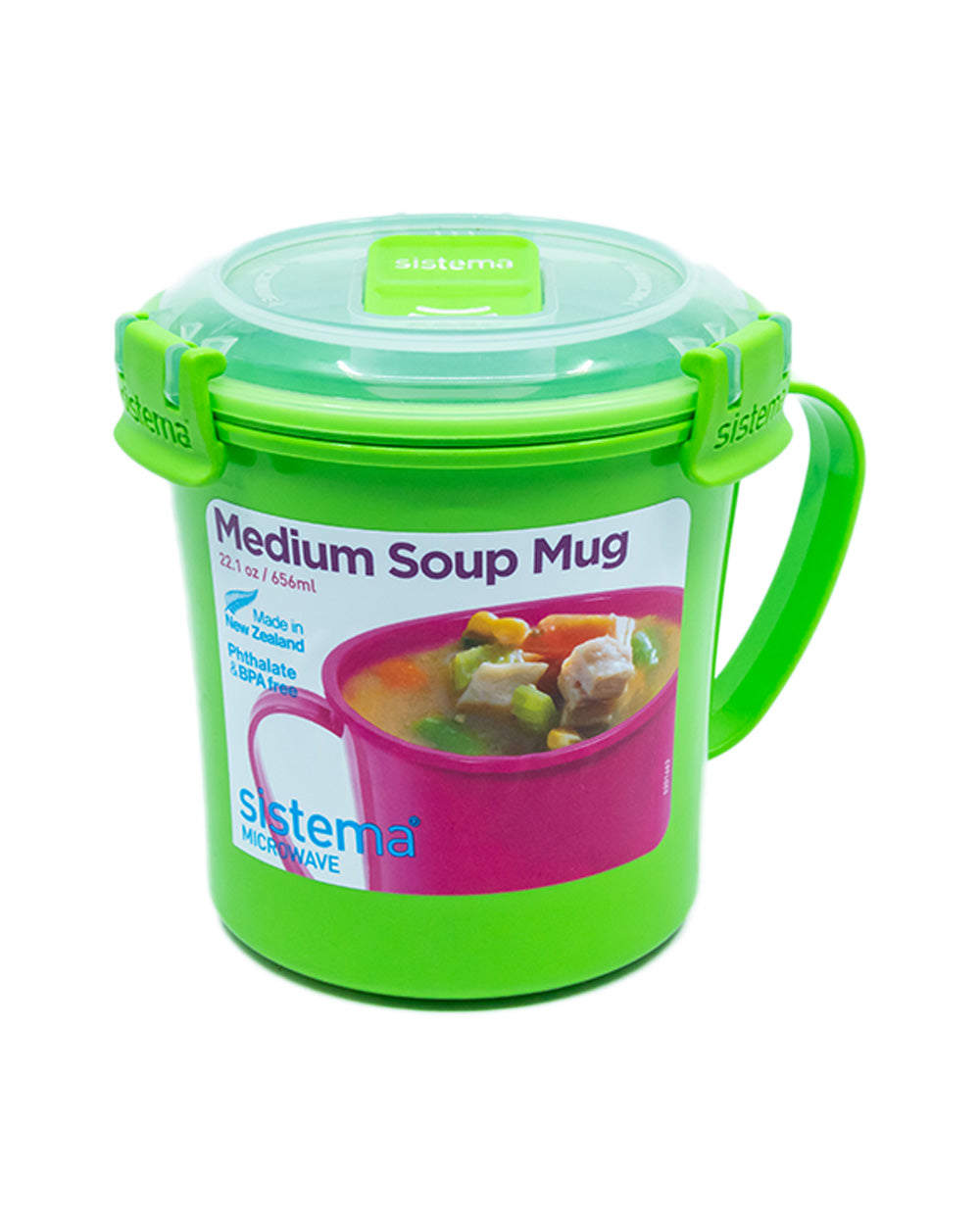 Sistema Medium Soup Mug 656ML Green