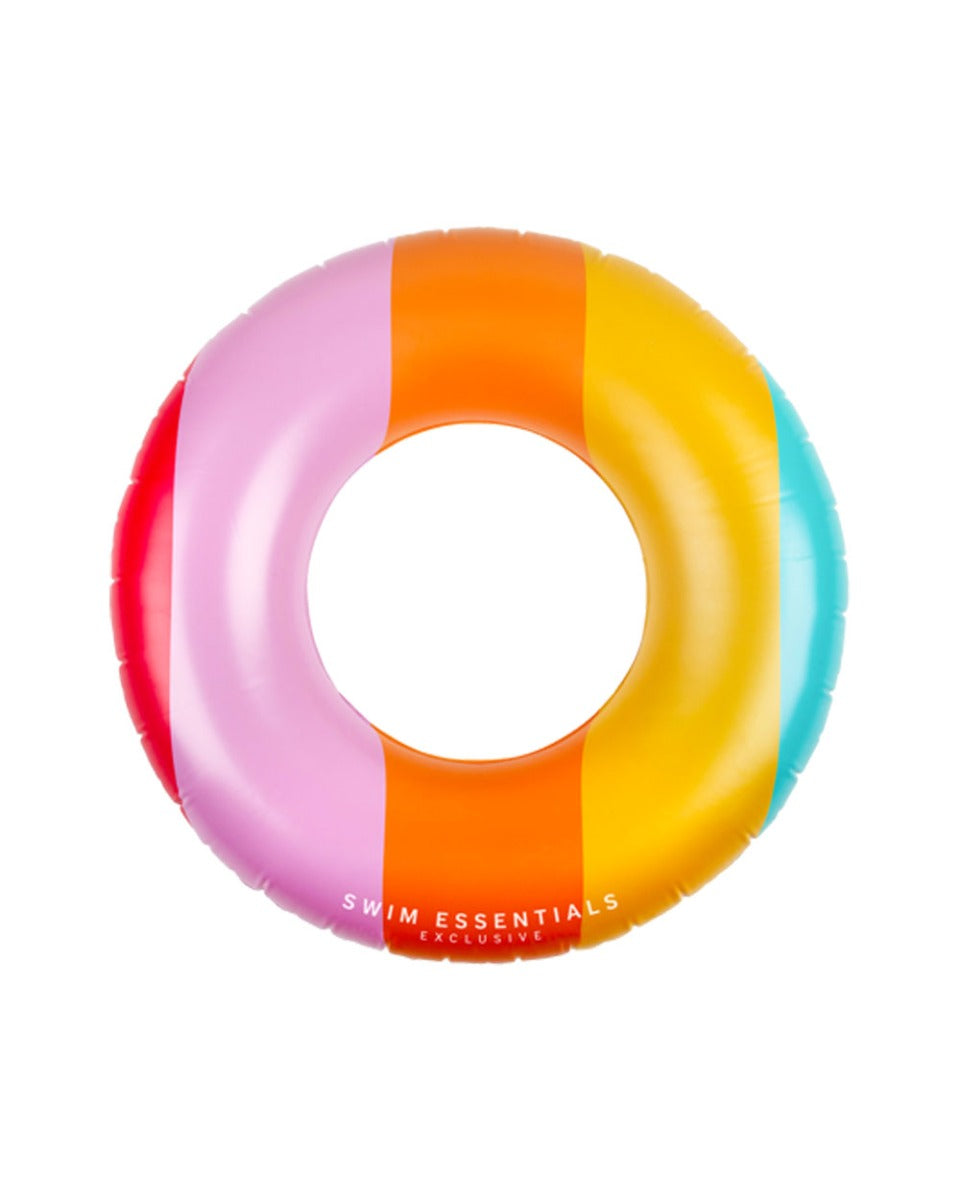 Swim Essentials Rainbow Printed Swimring 90cm