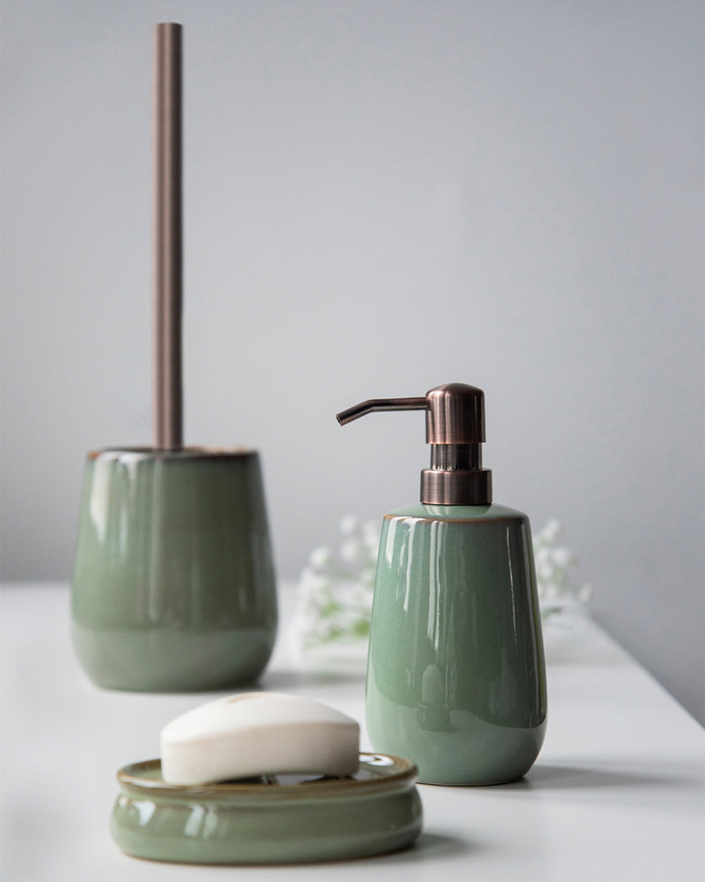 Wenko Ceramic Soap Dispenser Sirmione