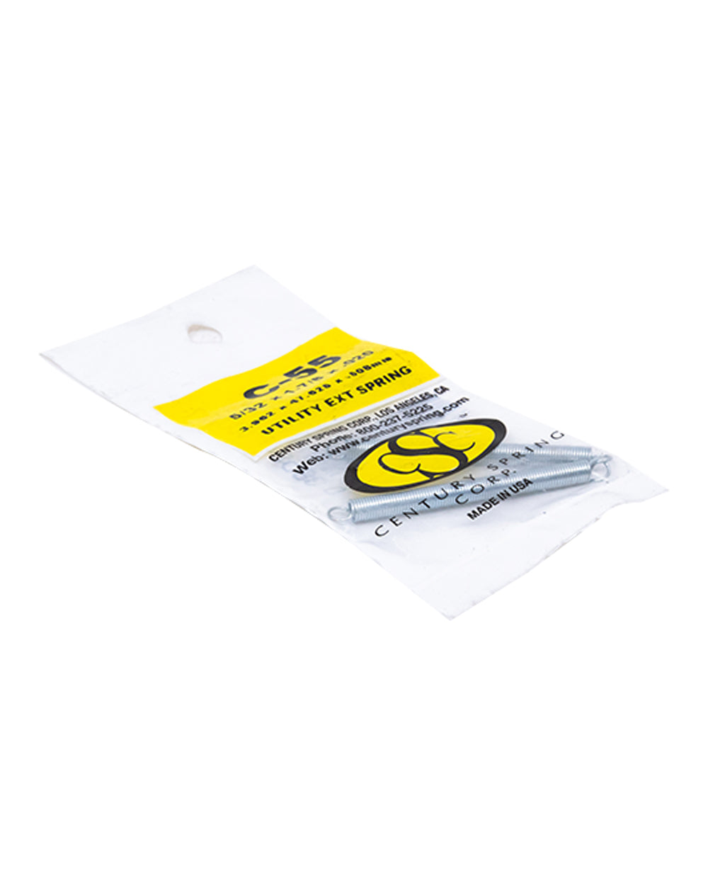 Utility Extension Spring Pack of 2 - 3.96 x 47.62 x .508 mm