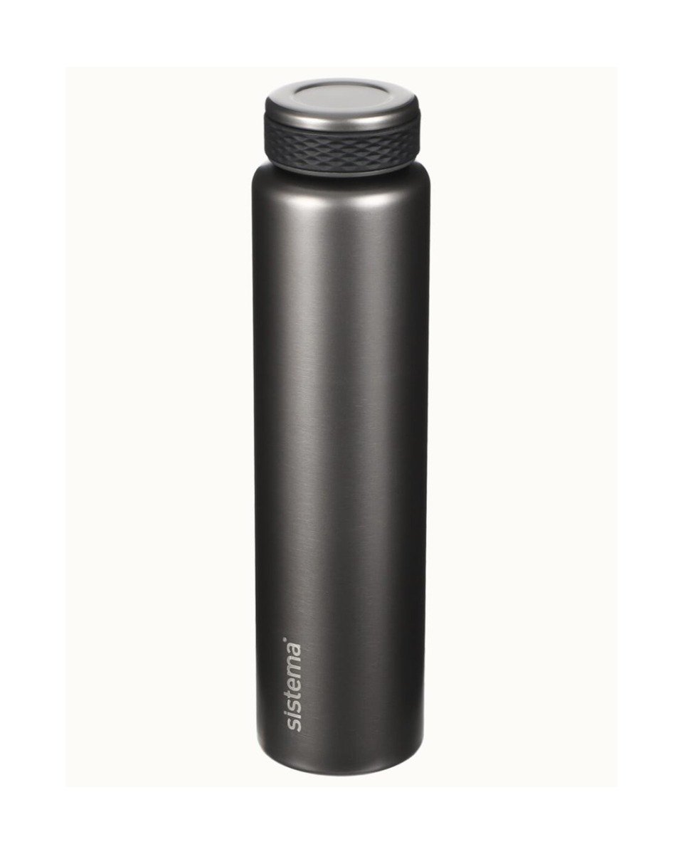 Sistema Chic Stainless Steel Dark Grey Bottle 280ML