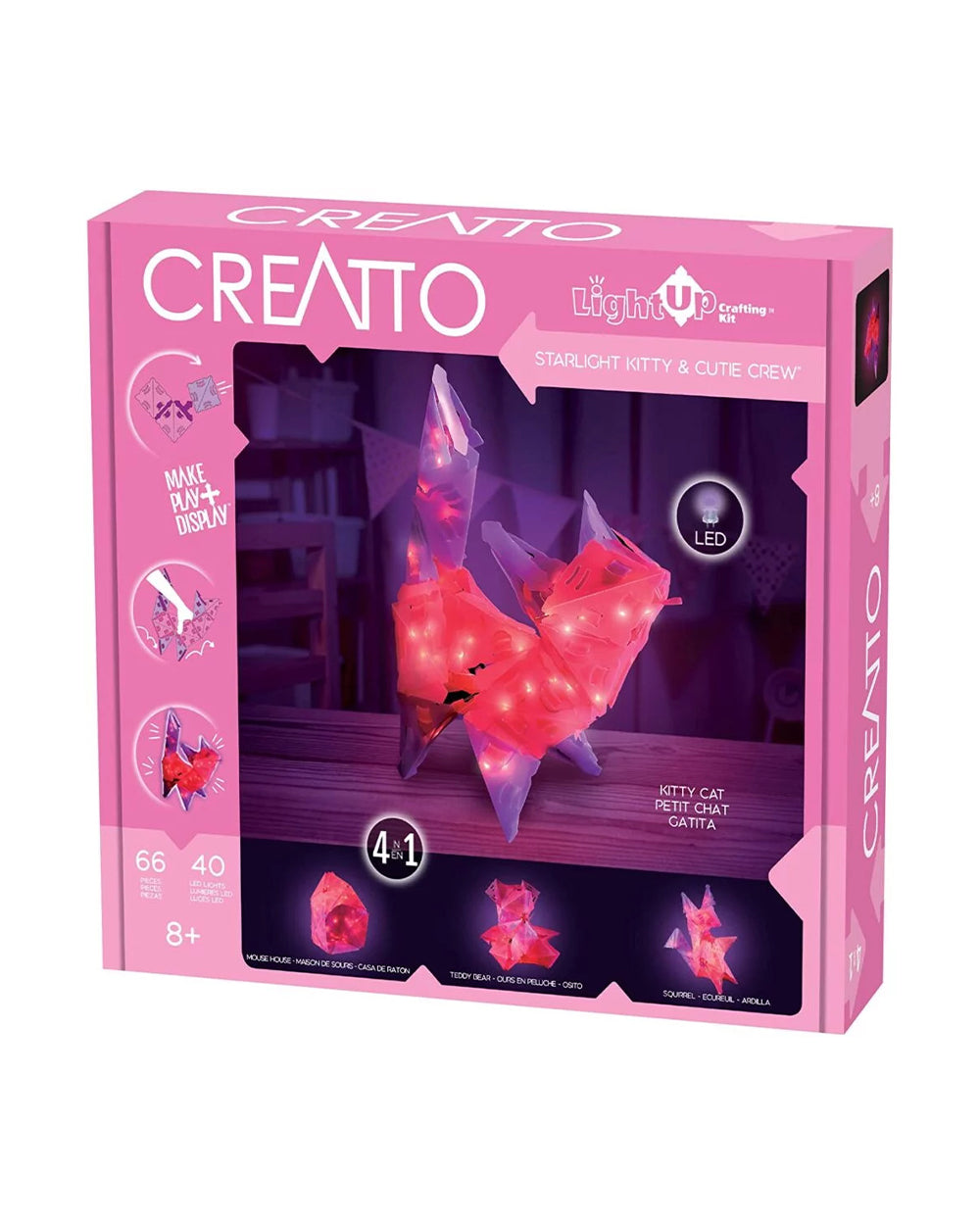 Thames & Kosmos Creatto Kitty Light-Up Crafting Puzzle Kit