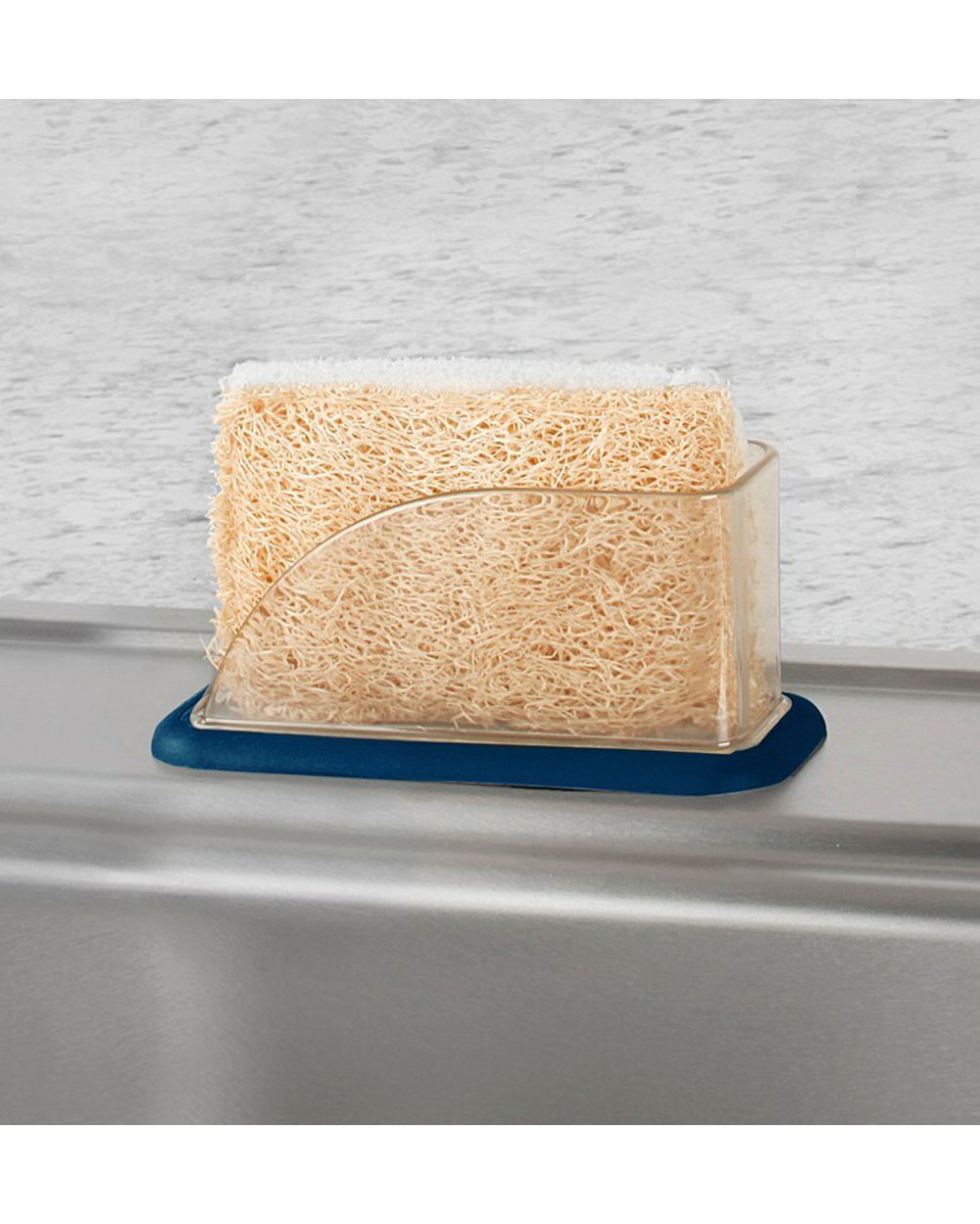 Spectrum Cora Countertop Sink Sponge Holder Plastic
