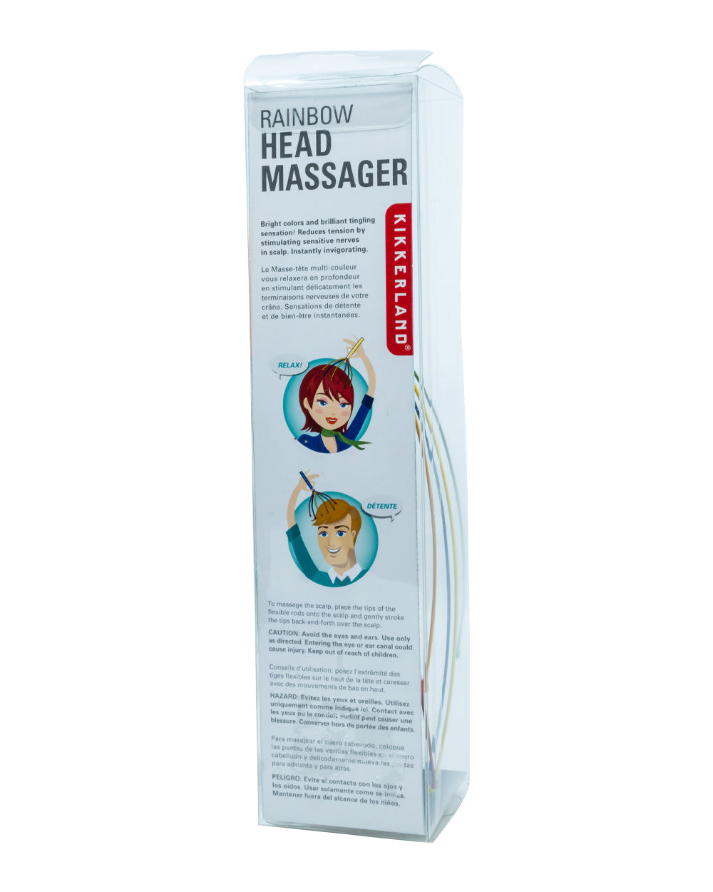 Kikkerland Head Massager Colorful