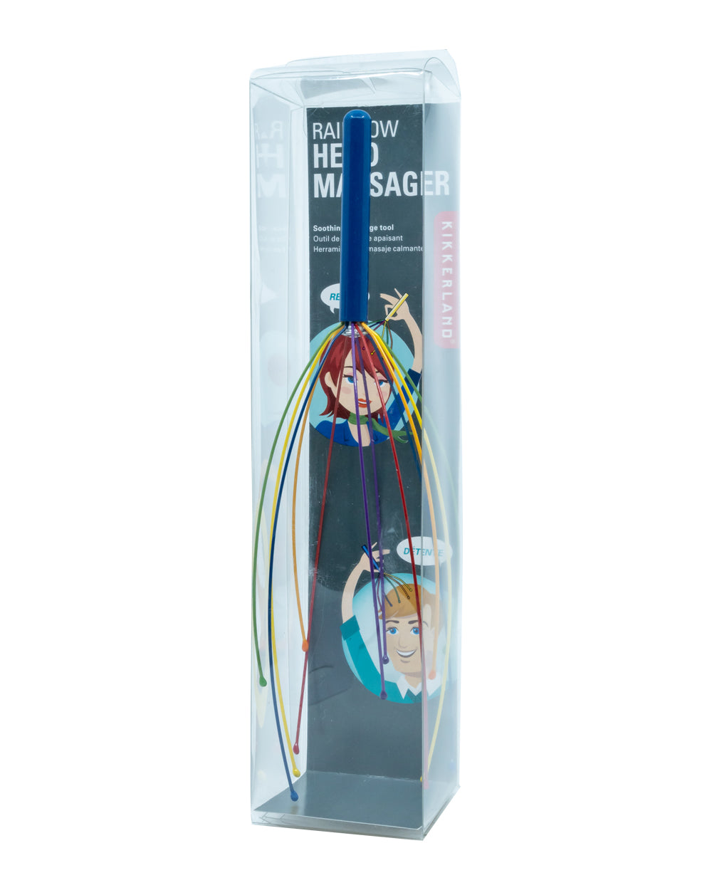 Kikkerland Head Massager Colorful