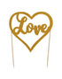 Mason Cash Love Gold Glitter Topper