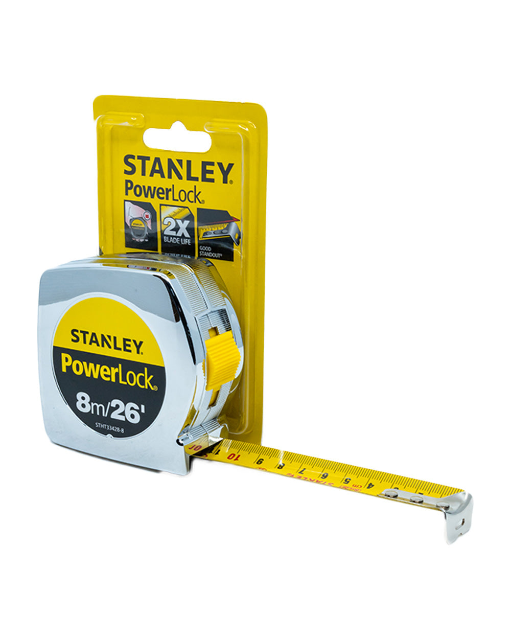 Stanley 8metre Or 16Ft Tape Power Lock