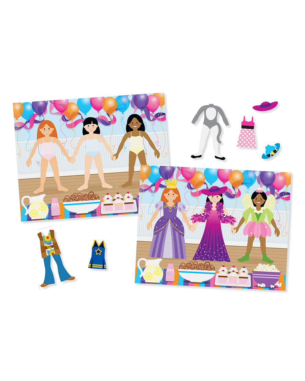 Melissa And Doug Reusable Sticker Pad Dress Up
