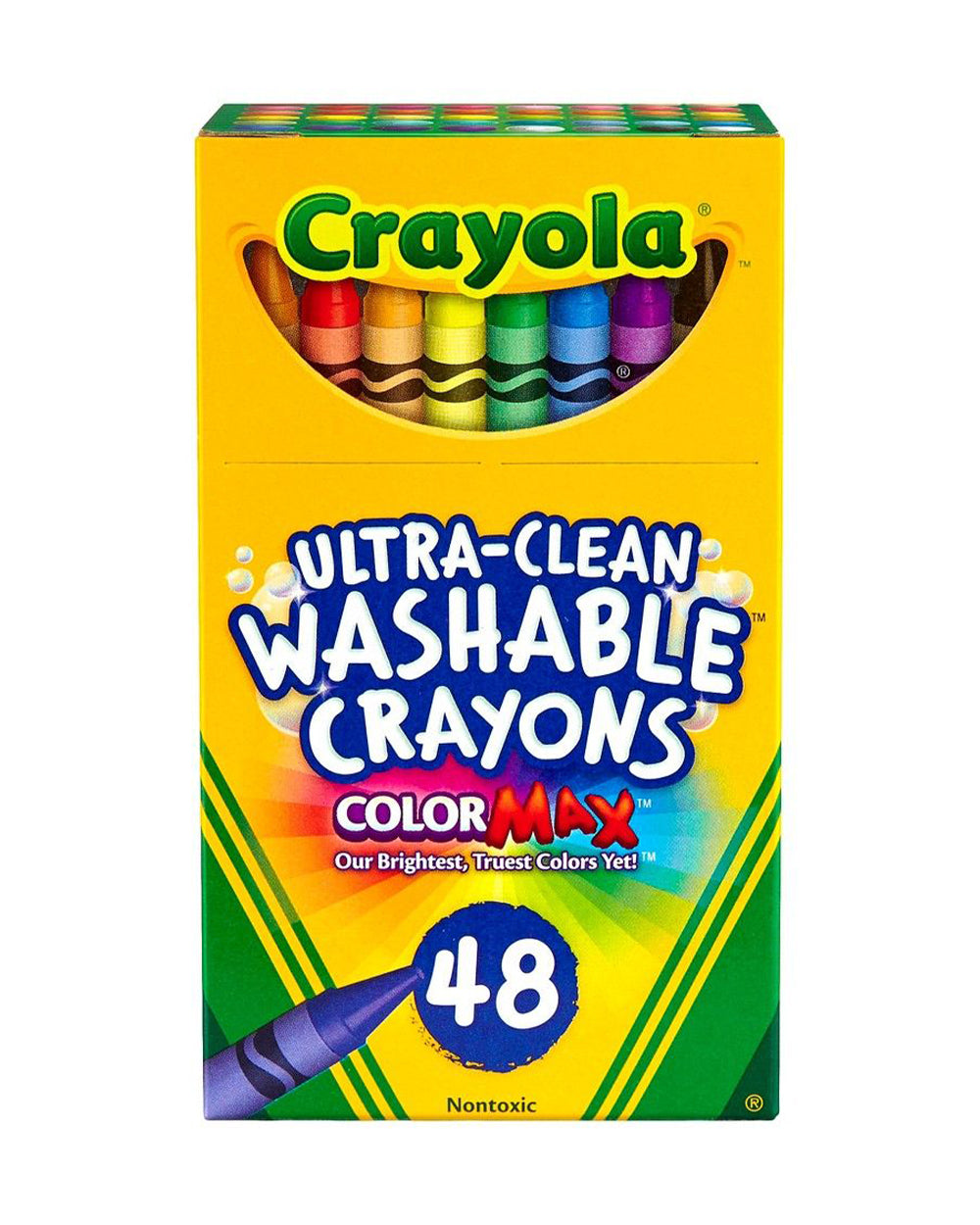 Crayola 48 Count Ultra Clean Washable Crayons Regular Size
