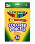 Crayola 36 Count Colored Pencils Long