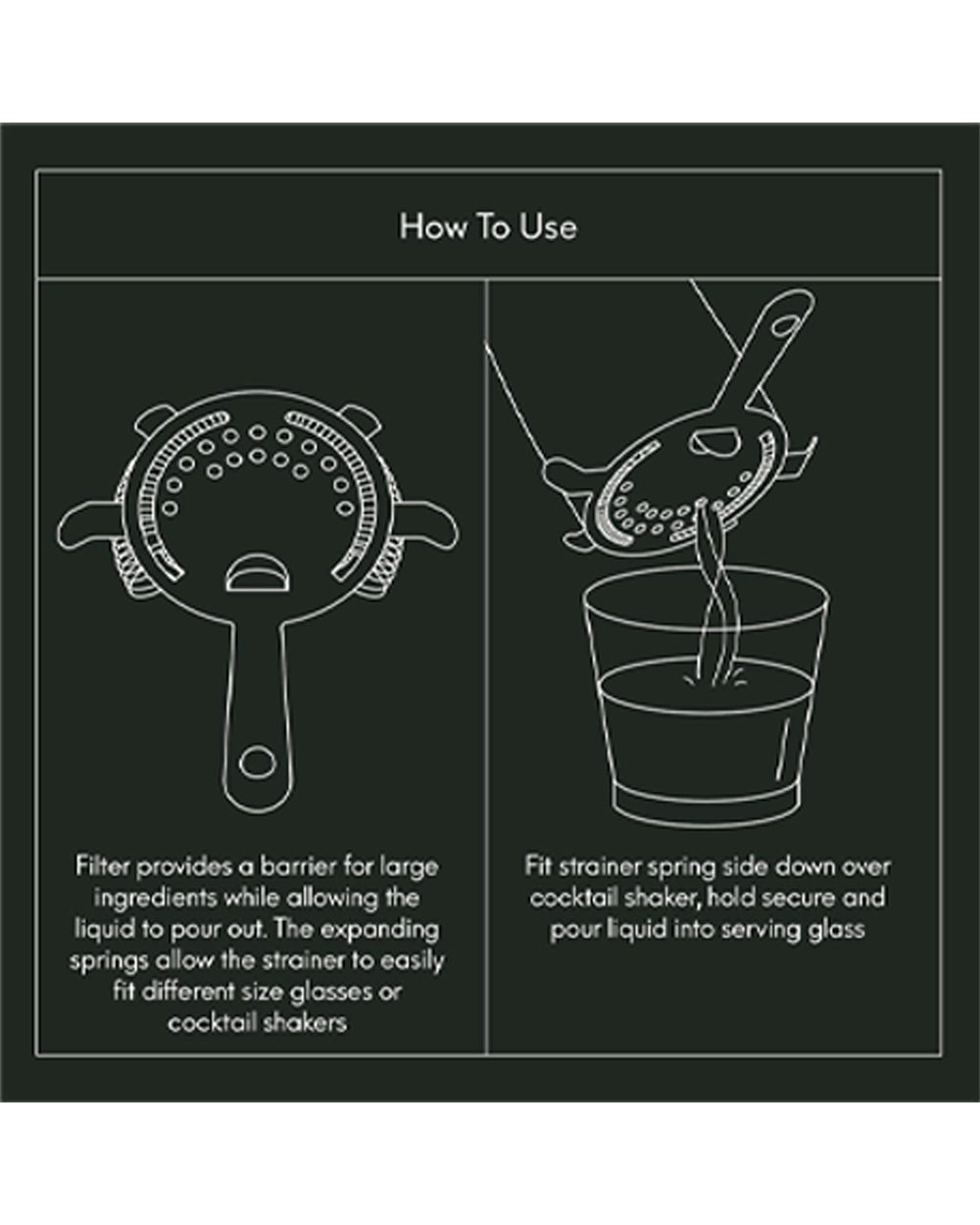 Viners Barware Cocktail Strainer