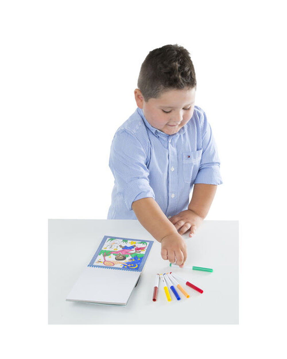 Melissa & Doug Color By Numbers Blue