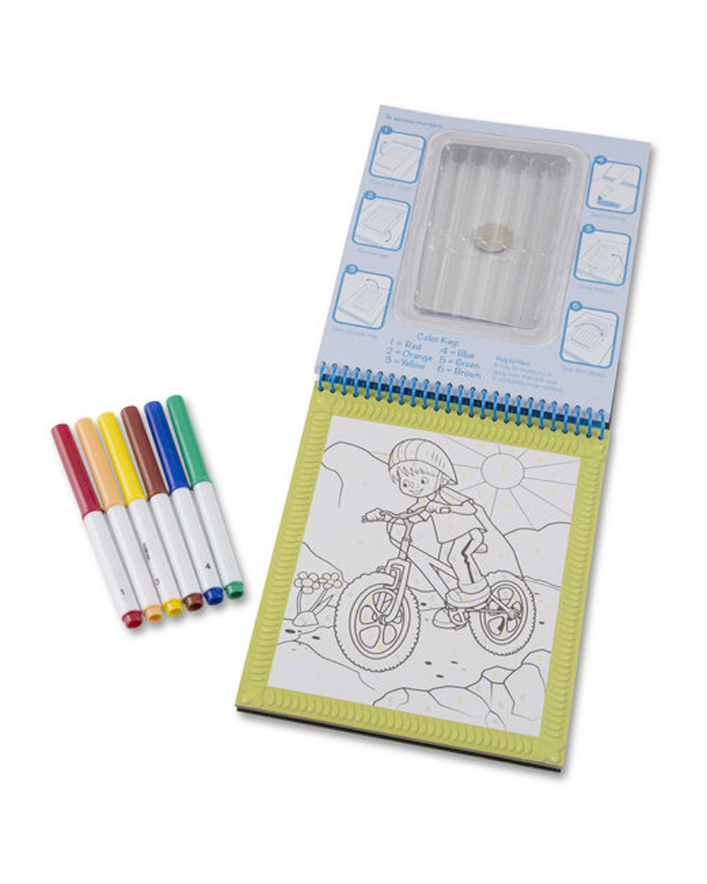 Melissa & Doug Color By Numbers Blue