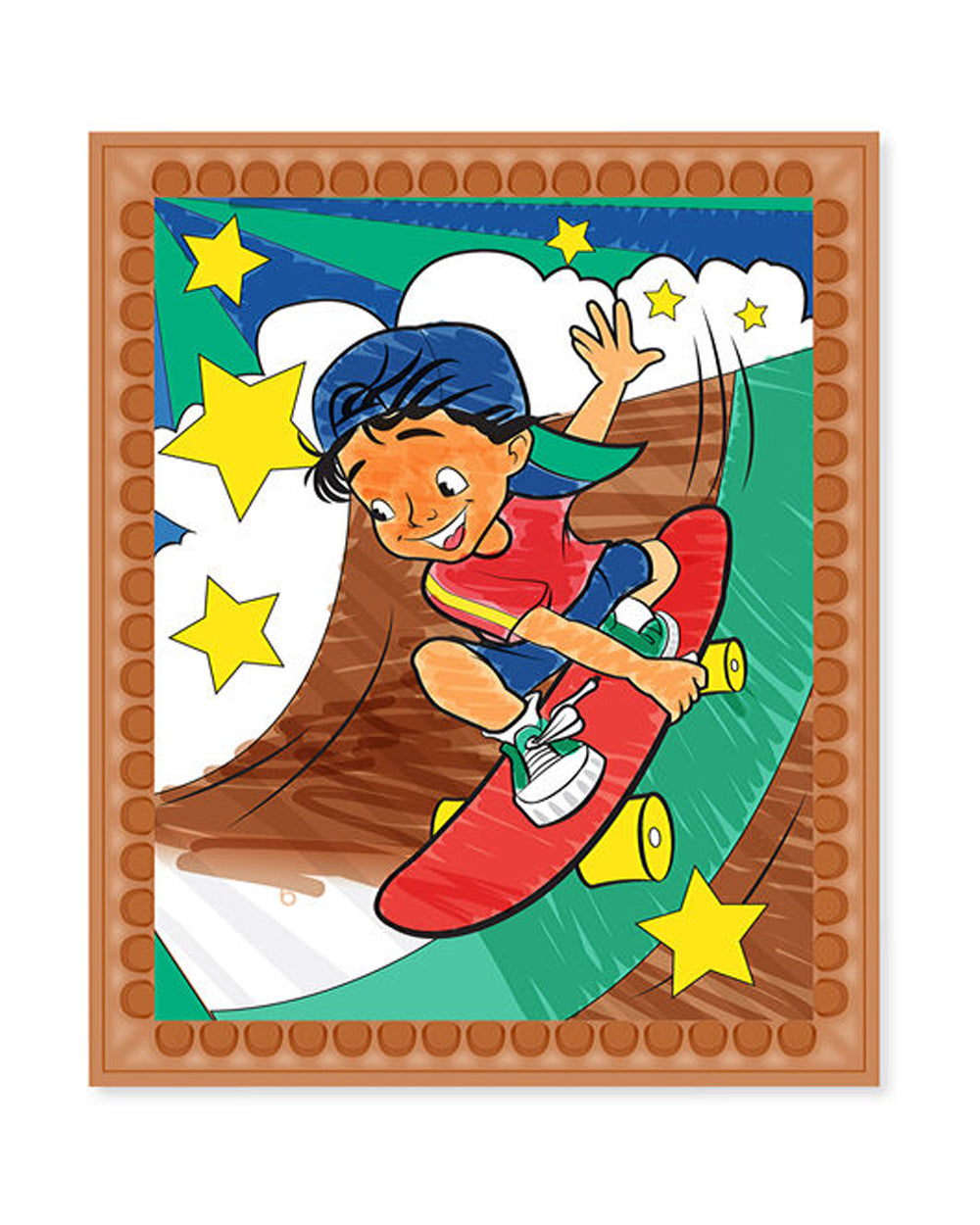 Melissa & Doug Color By Numbers Blue