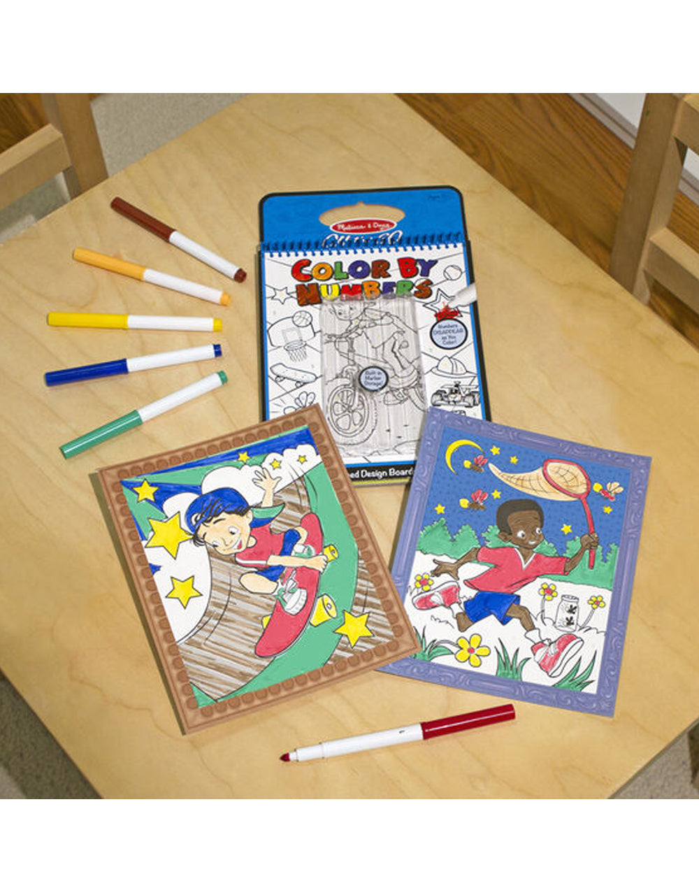 Melissa & Doug Color By Numbers Blue