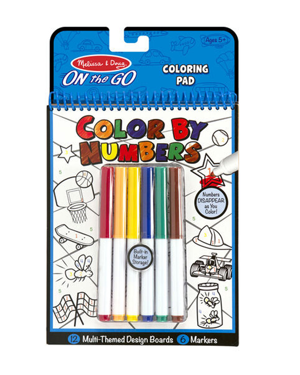 Melissa & Doug Color By Numbers Blue