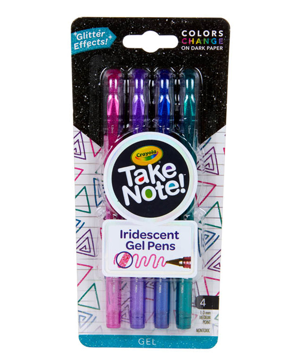 Crayola Iridescent Gel Pens Pack of 4