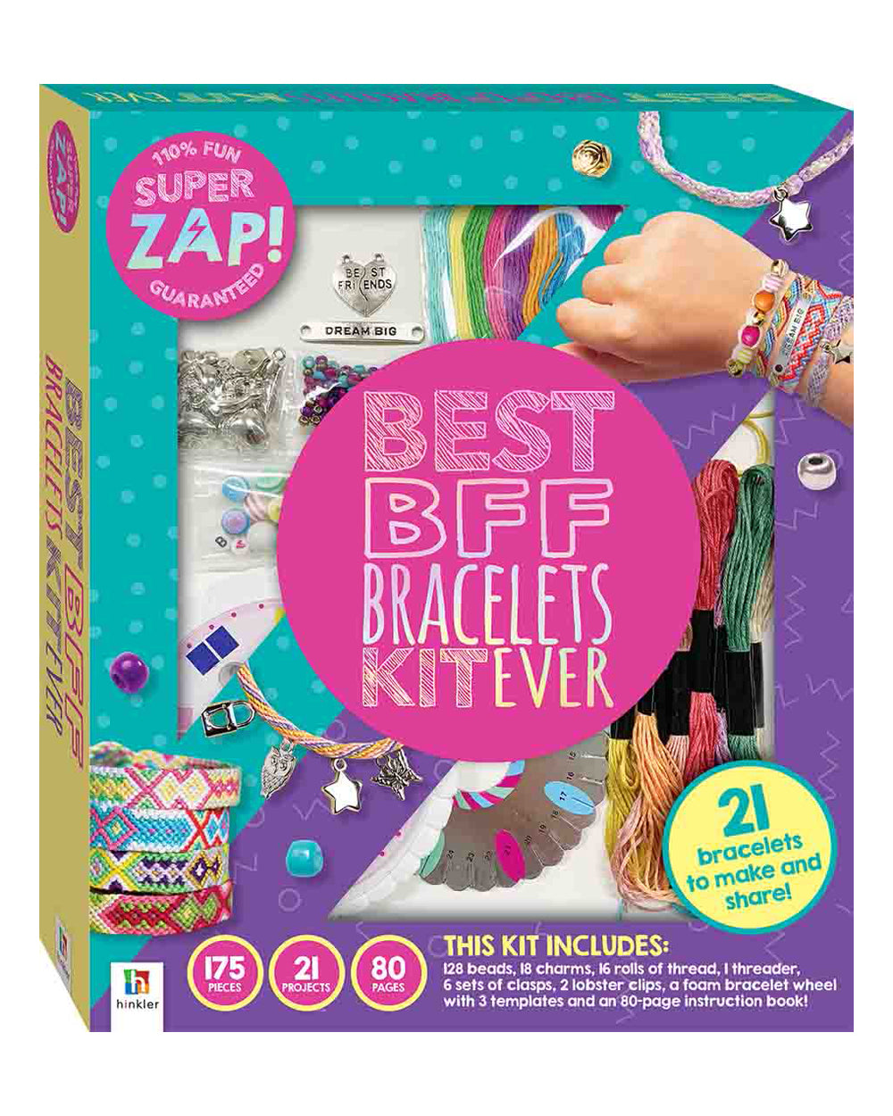 Hinkler Super Zap! Best BFF Bracelets Kit Ever