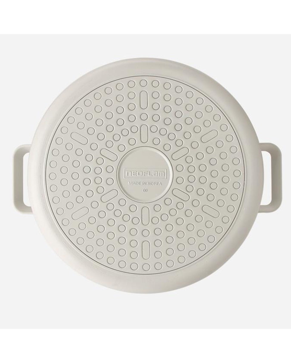 Neoflam FIKA Cast Aluminum 22cm Casserole with Glass Lid Induction Type