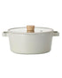 Neoflam FIKA Cast Aluminum 24cm Casserole with Glass Lid Induction Type