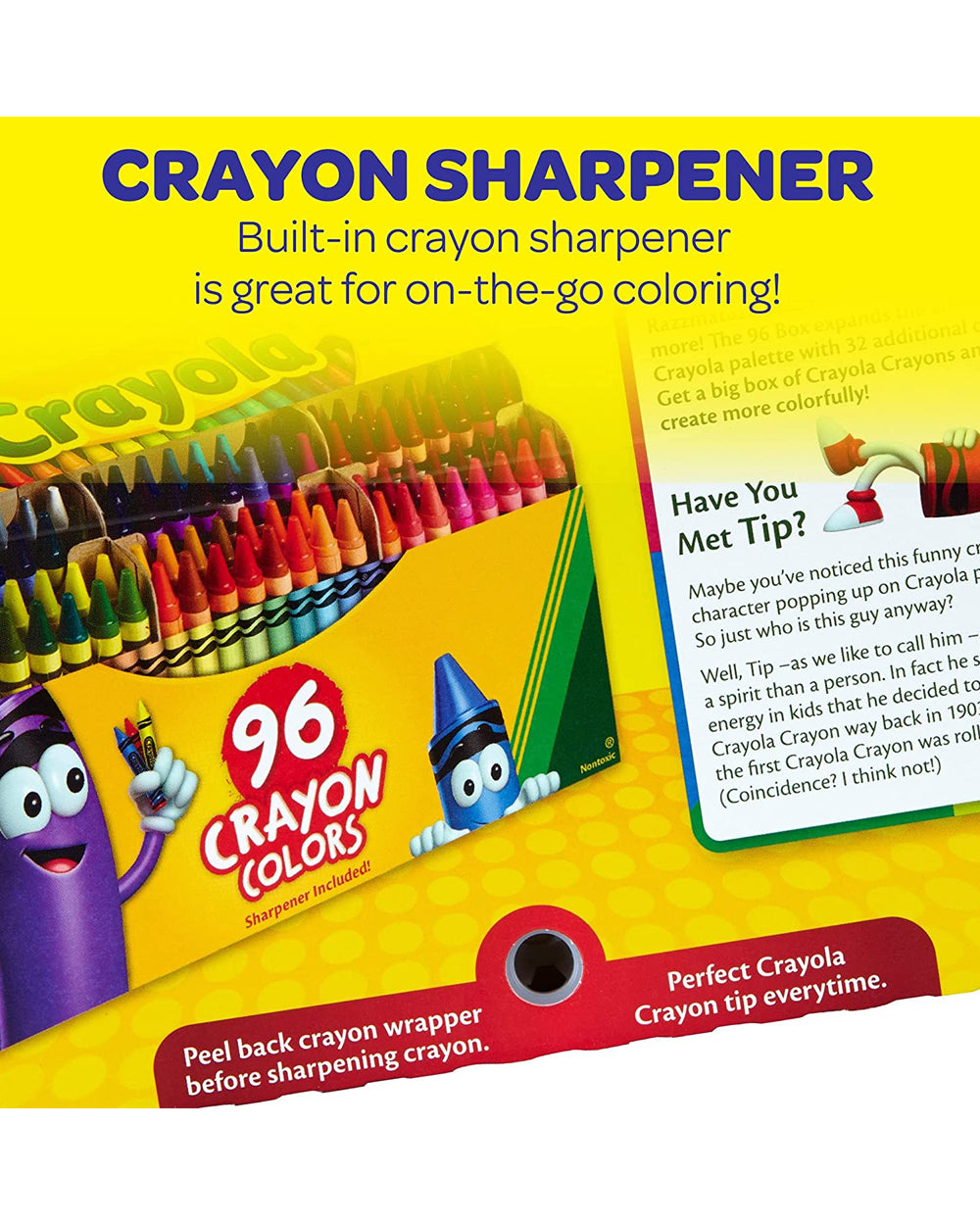 Crayola Crayons Non-Peggable Pack of 96