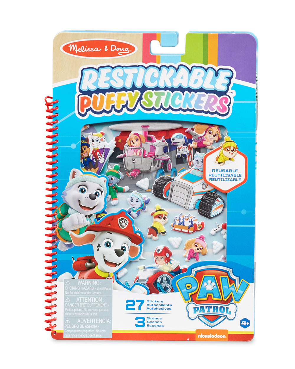 Melissa & Doug Paw Patrol Puffy Sticker Pad Jake's Mountain