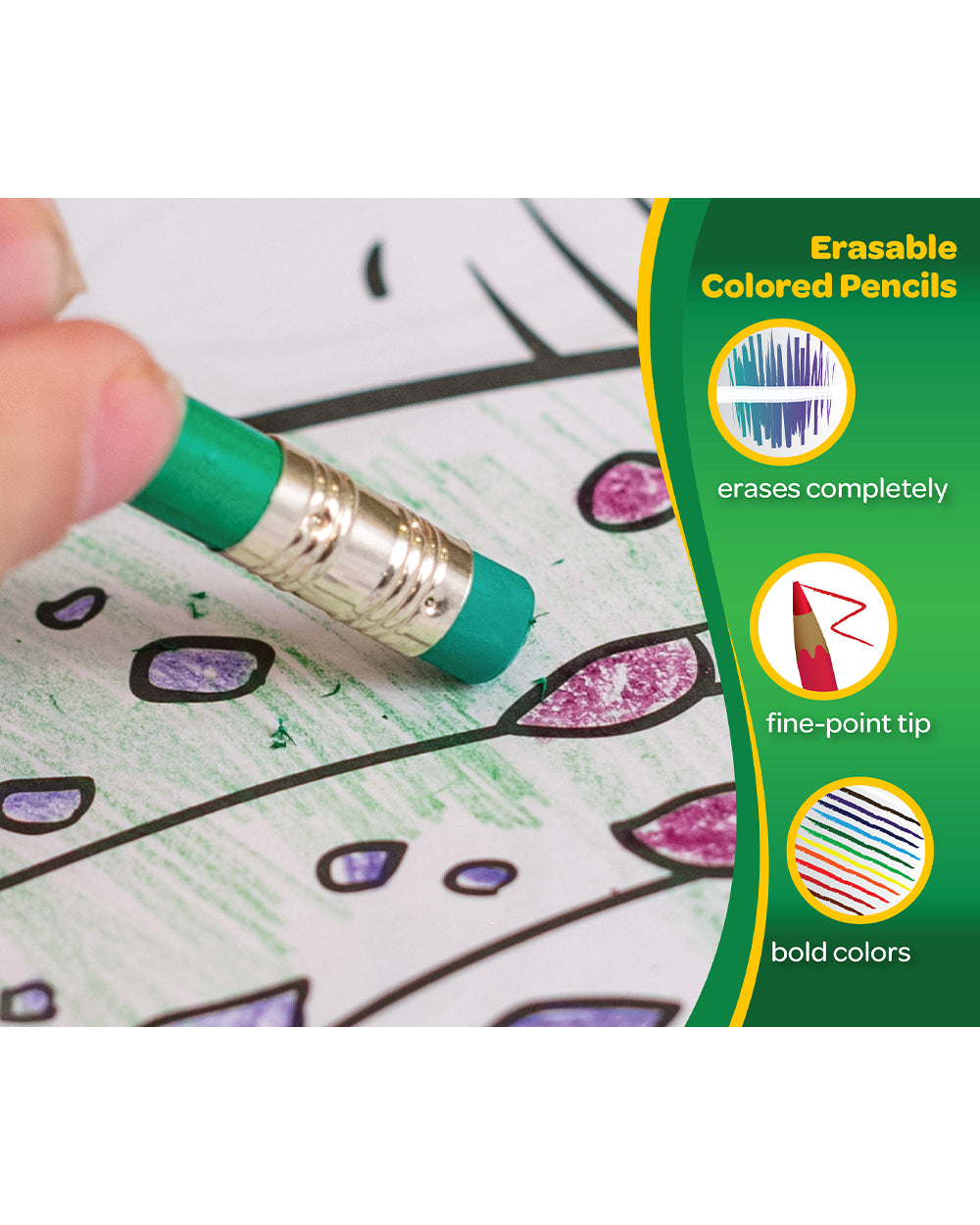 Crayola Erase ColorPencils Pack of 11