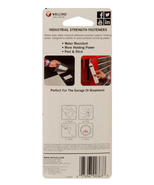 Velcro Coin 1-7/8 Inches White