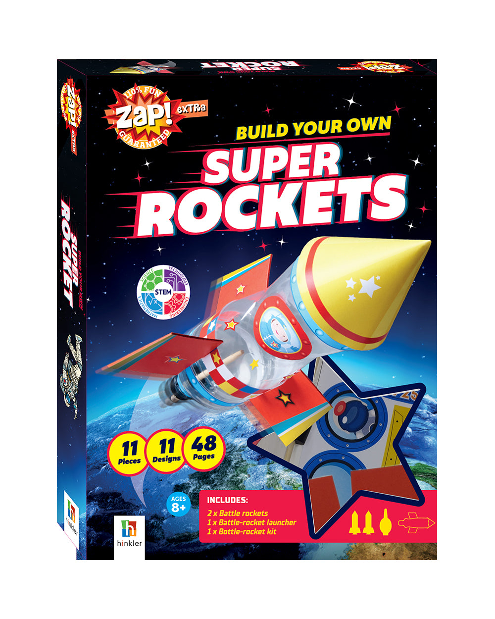 Hinkler Zap! Extra Build Your Own Super Rockets