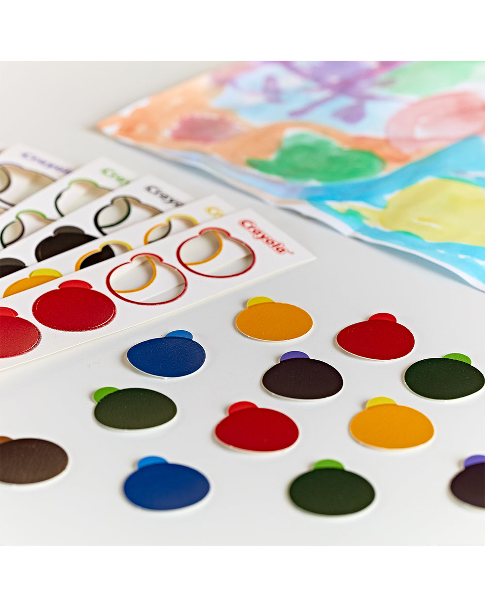 Crayola Pop and Paint Washable Water Colour Palette 96 Chips