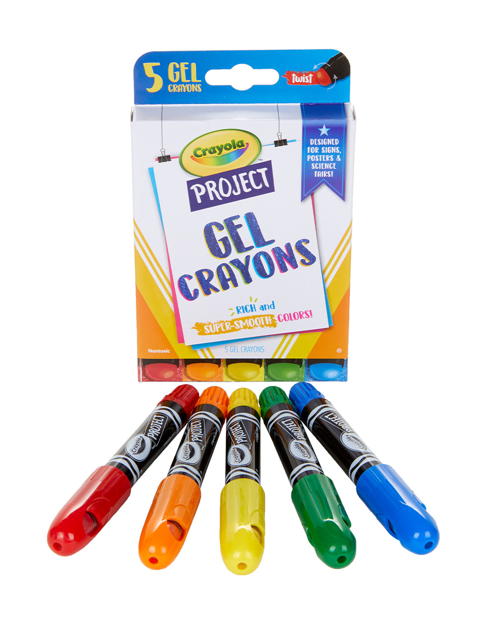 Crayola Project Gel Crayons Pack of 5
