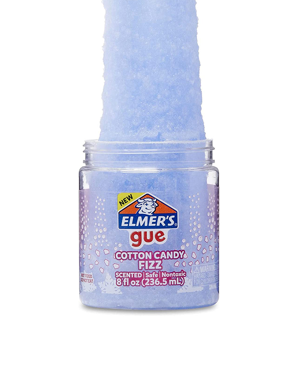 Elmer's Gue Cotton Candy Fizz Premade Gue Slime 236.5ML Blue
