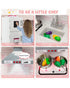 Cost Way Corner Play Kitchen Wooden Toy Set with Sound and Light