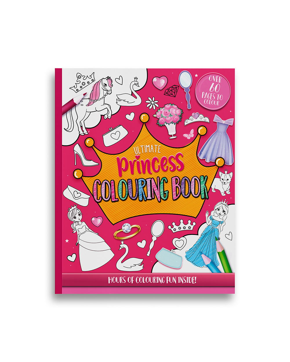 Eurowrap Princess Coloring Book By Homesmiths