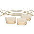 Fissman Set Of 3 Bowls 32 X 11.5 X 5.3 cm With Metal Stand