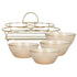 Fissman Set Of 4 Bowls 24 X 24 X 13 cm With Metal Stand