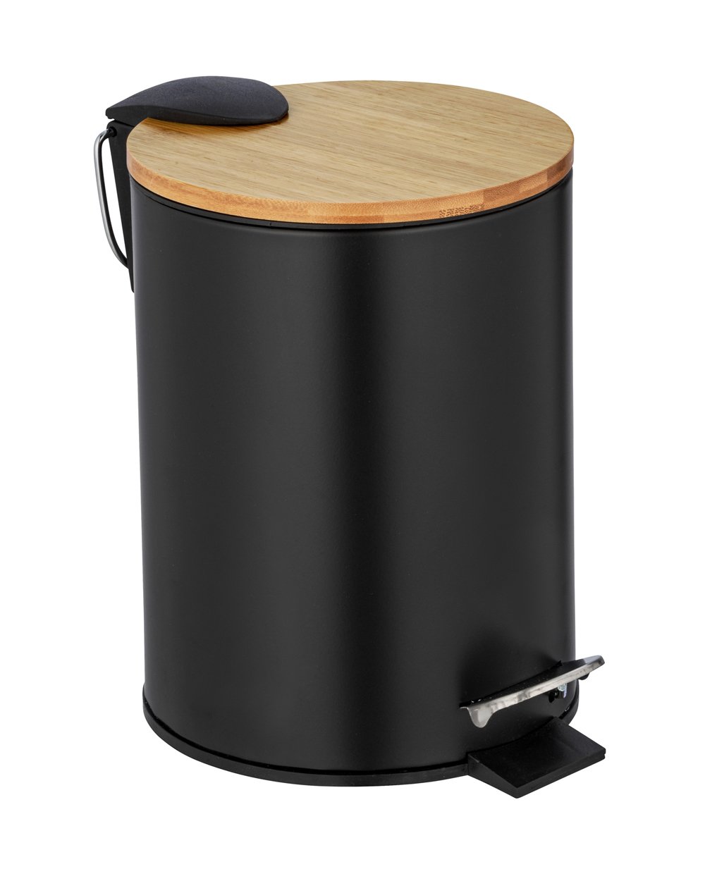 Wenko Pedal Bin Tortona Black Matt 3L