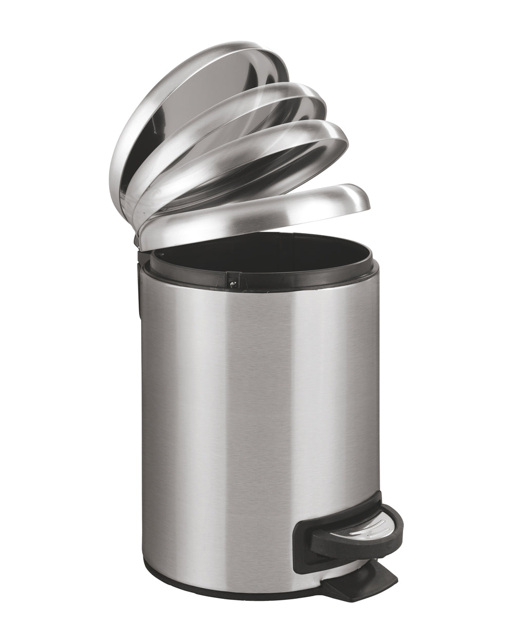 Wenko 3 Liter Stainless Steel Pedal Bin Leman Easy Close
